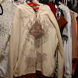 Harry Potter Marauders map zip up